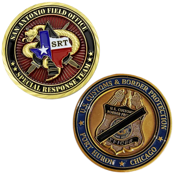 examples of law enforcement Challenge coins